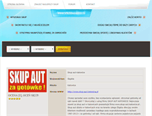 Tablet Screenshot of katowice.sprzedaj-auto.eu